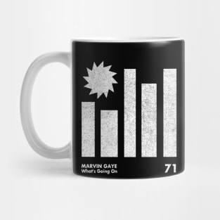 Marvin Gaye / Minimal Graphic Design Artwork Mug